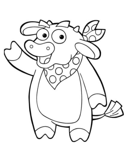 Coloring Pages Of Cow