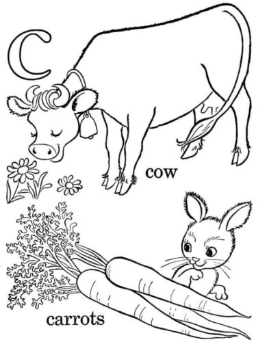 Cow Coloring Images To Print