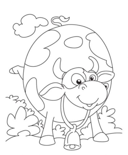 Cow Colouring Pages Printable