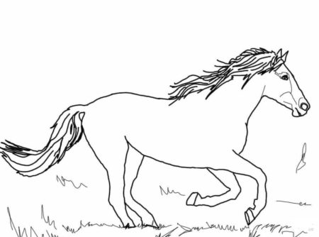 Mustang Coloring Page