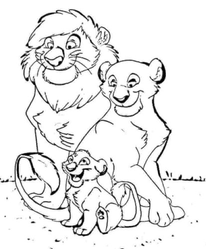 A Lion Family